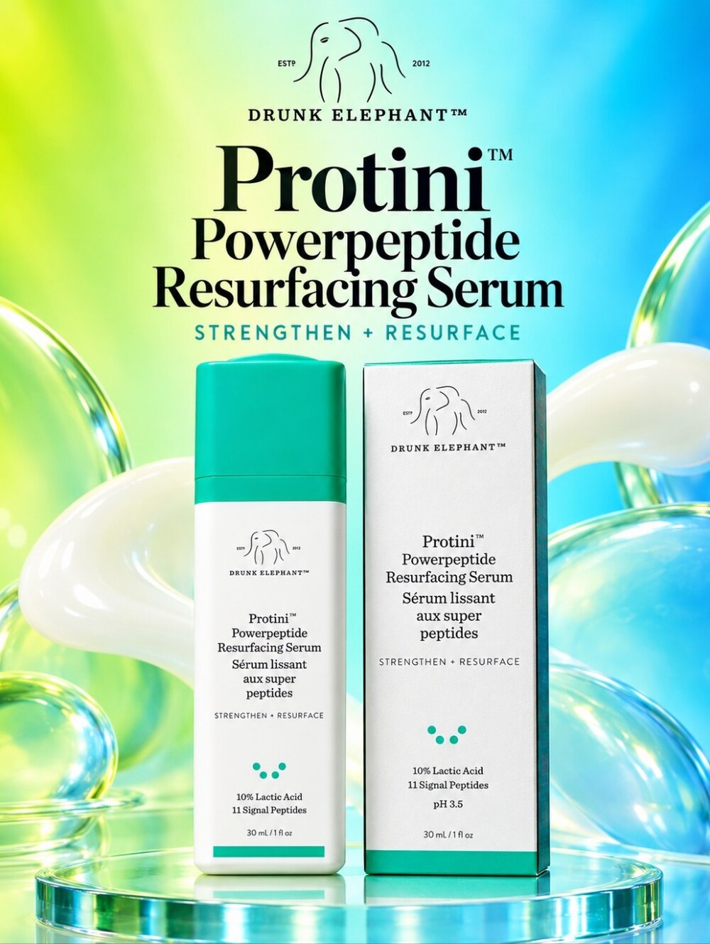 Drunk Elephant Protini Powerpeptide Resurfacing Serum